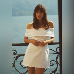 BHLDN INGRID OFF-THE-SHOULDER MINI DRESS
